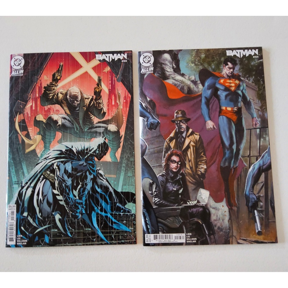 Batman #159 All In‎ Variant Lot DC Comics Jim Lee Hush Superman